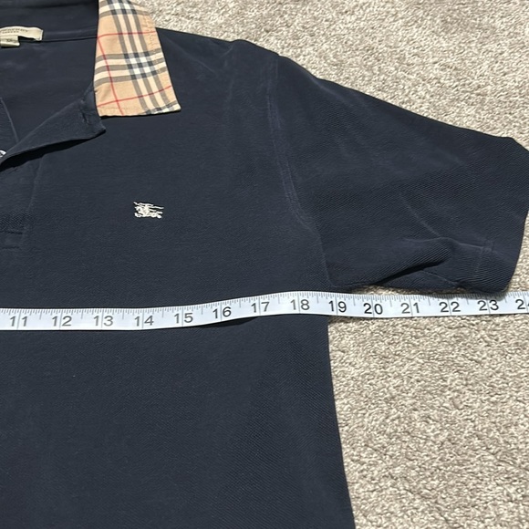 Classic Burberry Dark Blue Polo - Picture 2 of 6